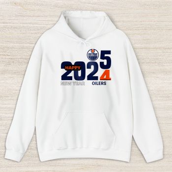 Edmonton Oilers Happy New Year NHL Gift For Fan Hello 2025 Unisex Hoodie TAH22585