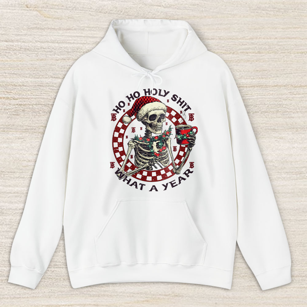 Ho-Ho-Holy-Shit-What-A-Year-Christmas-Burberry-Unisex-Hoodie-TAH22090 Ho Ho Holy Shit What A Year Christmas Burberry Unisex Hoodie TAH22090