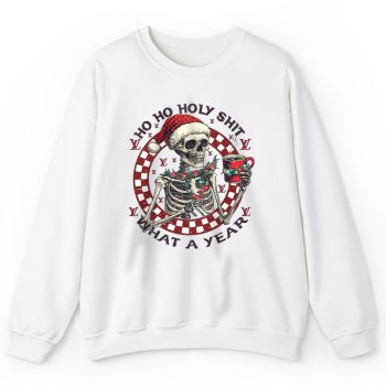 Ho Ho Holy Shit What A Year Christmas Louis Vuitton Unisex Sweatshirt TAS22097