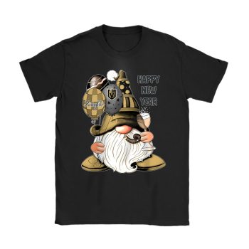Las Vegas Golden Knights Happy New Year NHL Gift For Fan Cute Gnomes Unisex T-Shirt Cotton Tee TAT22764