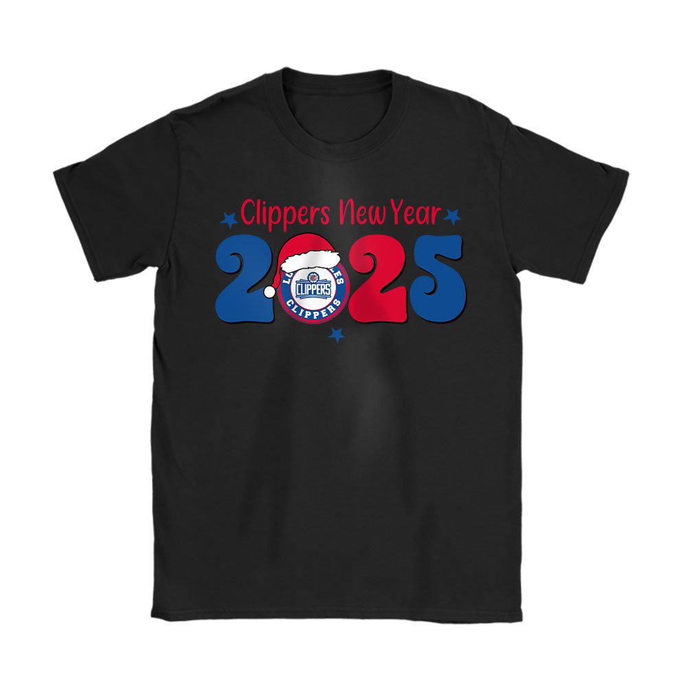 Los-Angeles-Clippers-Happy-New-Year-NBA-Gift-For-Fan-Unisex-T-Shirt-Cotton-Tee-TAT22714 Los Angeles Clippers Happy New Year NBA Gift For Fan Unisex T-Shirt Cotton Tee TAT22714