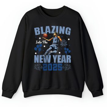 Memphis Grizzlies Blazing Into The New Year NBA Gift For Fan Hello 2025 Unisex Sweatshirt TAS22775