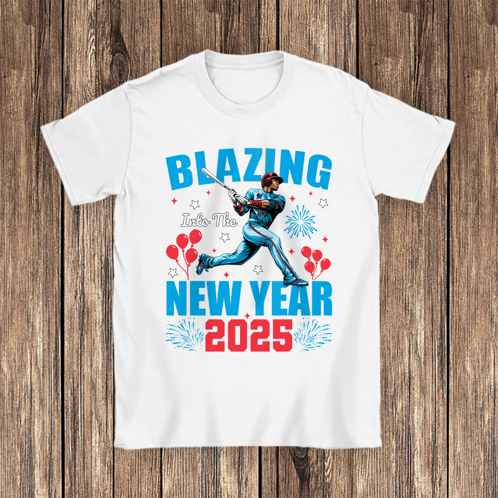 Miami-Marlins-Blazing-Into-The-New-Year-MLB-Gift-For-Fan-Hello-2025-Unisex-T-Shirt-Cotton-Tee-TAT22800-1