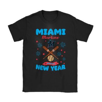 Miami Marlins Happy New Year MLB Gift For Fan Unisex T-Shirt Cotton Tee TAT22798