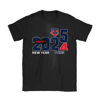 Minnesota Twins Happy New Year MLB Gift For Fan Hello 2025 Unisex T-Shirt Cotton Tee TAT22831
