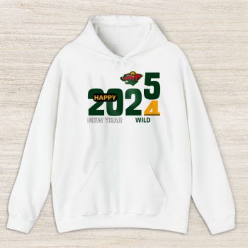Minnesota Wild Happy New Year NHL Gift For Fan Hello 2025 Unisex Hoodie TAH22837
