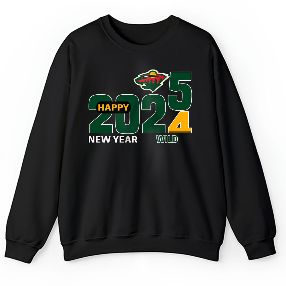 Minnesota-Wild-Happy-New-Year-NHL-Gift-For-Fan-Hello-2025-Unisex-Sweatshirt-TAS22837 Minnesota Wild Happy New Year NHL Gift For Fan Hello 2025 Unisex Sweatshirt TAS22837