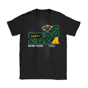 Minnesota Wild Happy New Year NHL Gift For Fan Hello 2025 Unisex T-Shirt Cotton Tee TAT22837
