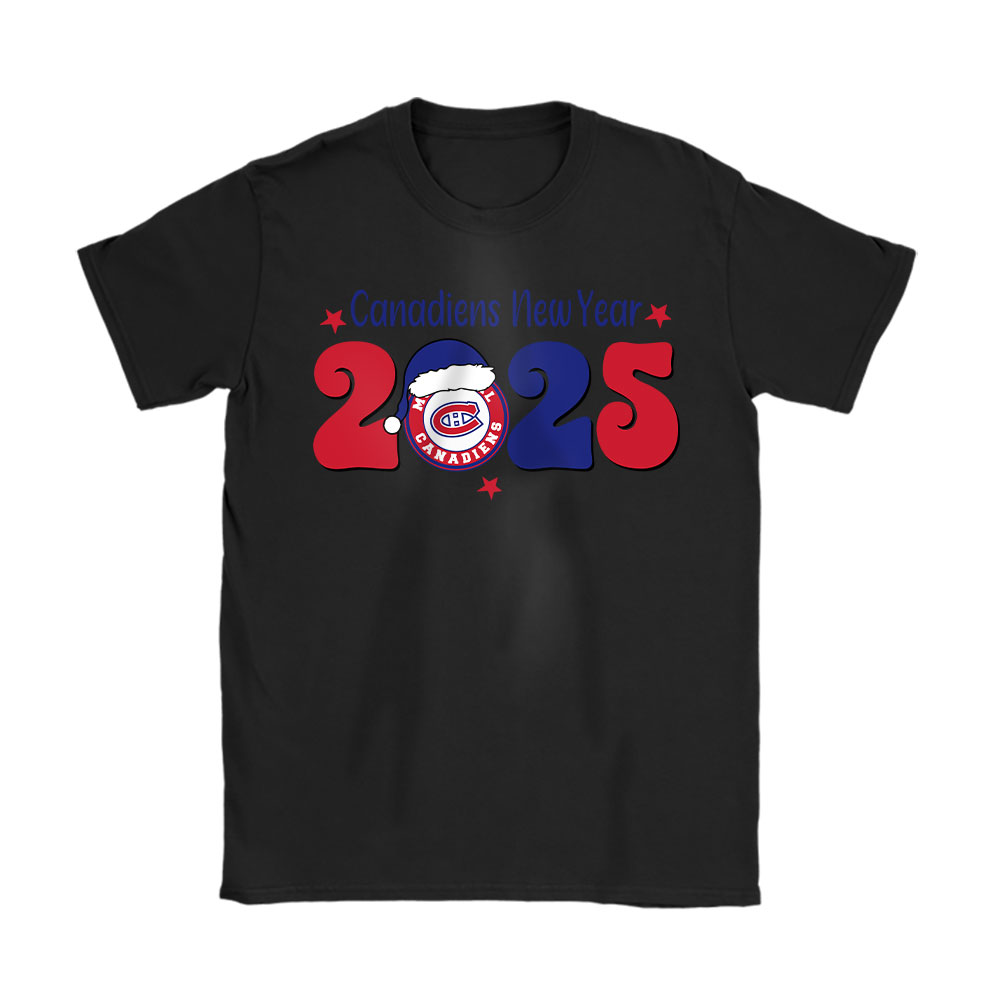 Montreal-Canadiens-Happy-New-Year-NHL-Gift-For-Fan-Unisex-T-Shirt-Cotton-Tee-TAT22768 Montreal Canadiens Happy New Year NHL Gift For Fan Unisex T-Shirt Cotton Tee TAT22768