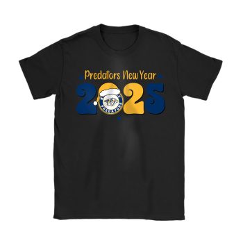 Nashville Predators Happy New Year NHL Gift For Fan Unisex T-Shirt Cotton Tee TAT22882