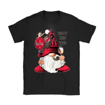 New Jersey Devils Happy New Year NHL Gift For Fan Cute Gnomes Unisex T-Shirt Cotton Tee TAT22859