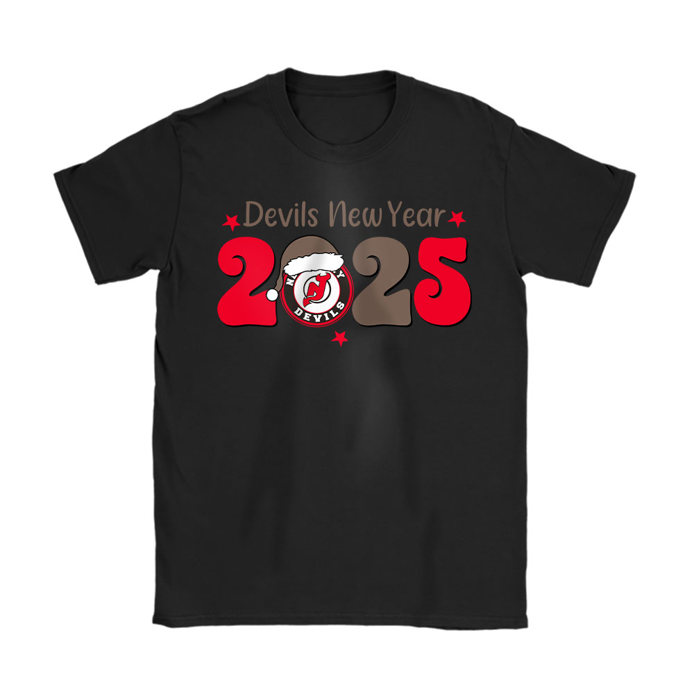 New-Jersey-Devils-Happy-New-Year-NHL-Gift-For-Fan-Unisex-T-Shirt-Cotton-Tee-TAT22858 New Jersey Devils Happy New Year NHL Gift For Fan Unisex T-Shirt Cotton Tee TAT22858
