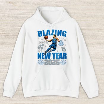 Orlando Magic Blazing Into The New Year NBA Gift For Fan Hello 2025 Unisex Hoodie TAH22955