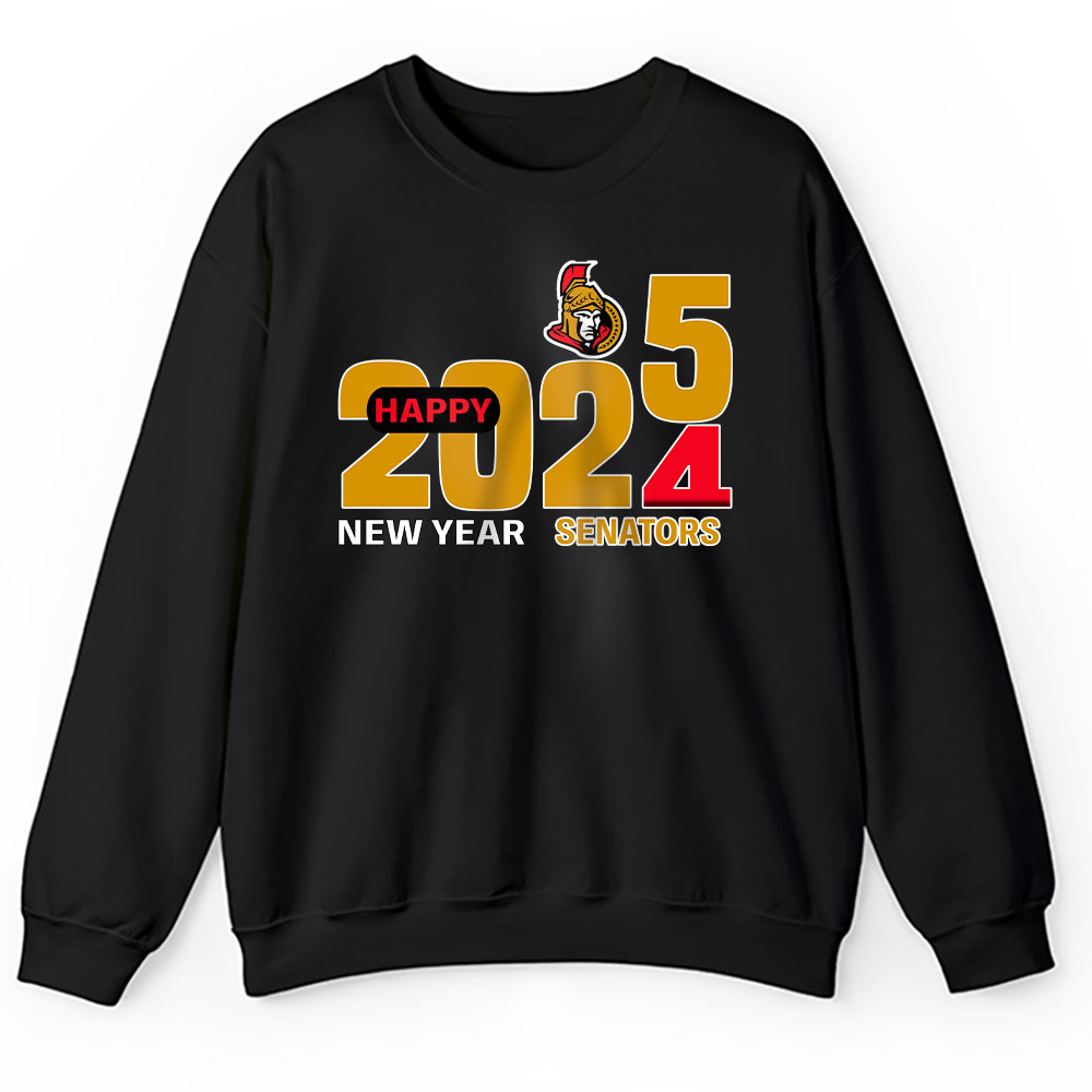 Ottawa-Senators-Happy-New-Year-NHL-Gift-For-Fan-Hello-2025-Unisex-Sweatshirt-TAS22956 Ottawa Senators Happy New Year NHL Gift For Fan Hello 2025 Unisex Sweatshirt TAS22956