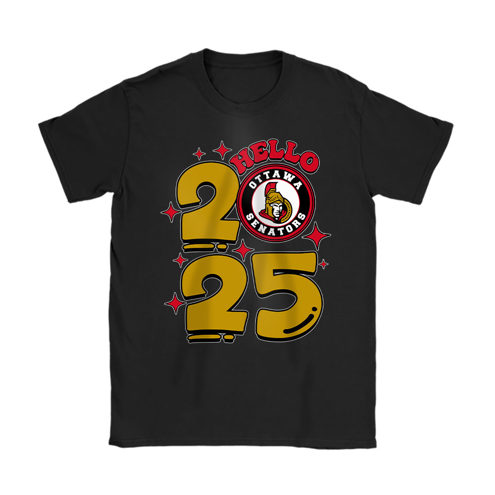Ottawa-Senators-Happy-New-Year-NHL-Gift-For-Fan-Unisex-T-Shirt-Cotton-Tee-TAT22957 Ottawa Senators Happy New Year NHL Gift For Fan Unisex T-Shirt Cotton Tee TAT22957