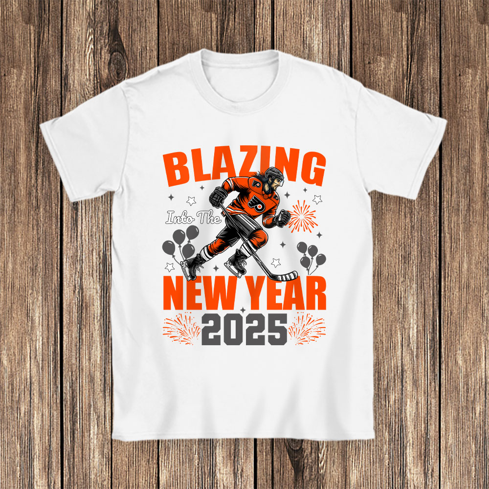 Philadelphia-Flyers-Blazing-Into-The-New-Year-NHL-Gift-For-Fan-Hello-2025-Unisex-T-Shirt-Cotton-Tee-TAT22965-1