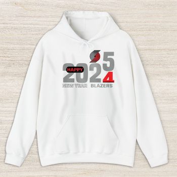 Portland Trail Blazers Happy New Year NBA Gift For Fan Hello 2025 Unisex Hoodie TAH23016