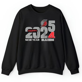 Portland Trail Blazers Happy New Year NBA Gift For Fan Hello 2025 Unisex Sweatshirt TAS23016