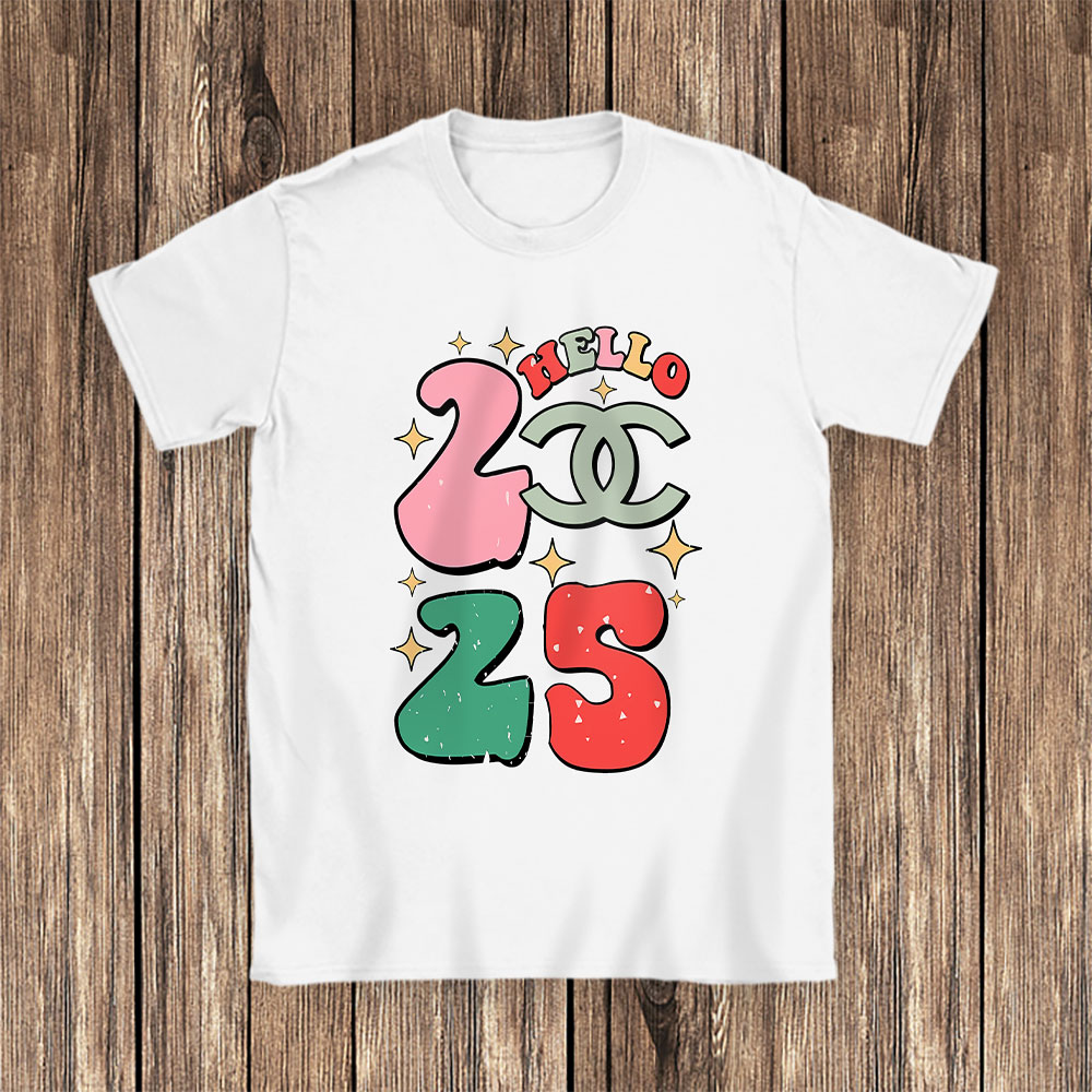 Retro-Cute-Merry-Christmas-And-Happy-New-Year-Chanel-Unisex-T-Shirt-Cotton-Tee-TAT22138-1