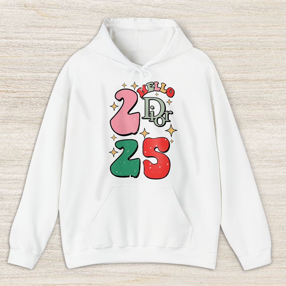 Retro-Cute-Merry-Christmas-And-Happy-New-Year-Dior-Unisex-Hoodie-TAH22140 Retro Cute Merry Christmas And Happy New Year Dior Unisex Hoodie TAH22140