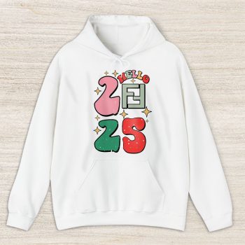 Retro Cute Merry Christmas And Happy New Year Fendi Unisex Hoodie TAH22142