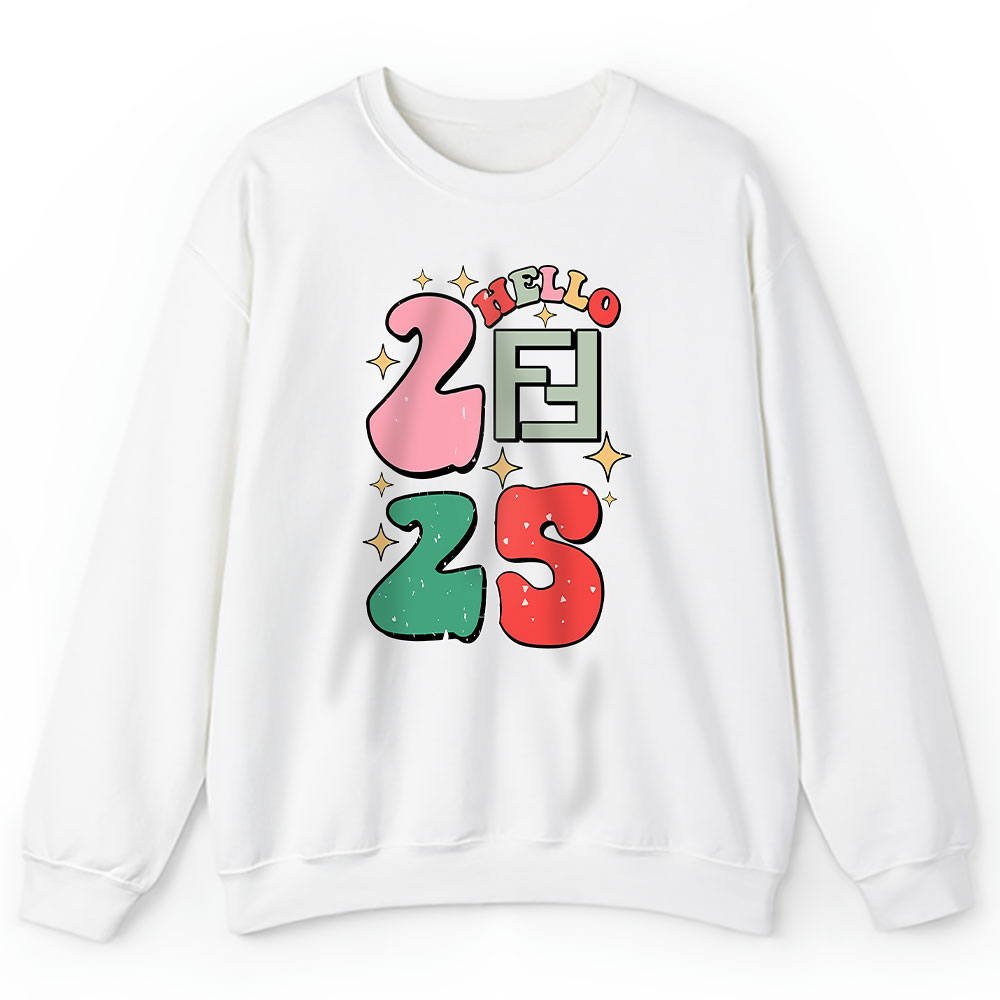 Retro-Cute-Merry-Christmas-And-Happy-New-Year-Fendi-Unisex-Sweatshirt-TAS22142-1