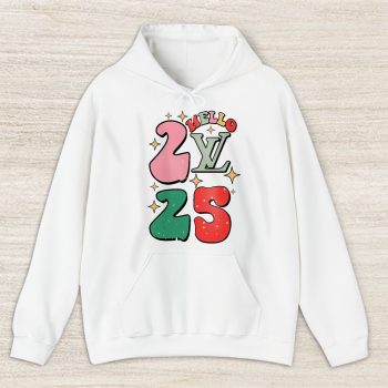 Retro Cute Merry Christmas And Happy New Year Louis Vuitton Unisex Hoodie TAH22145