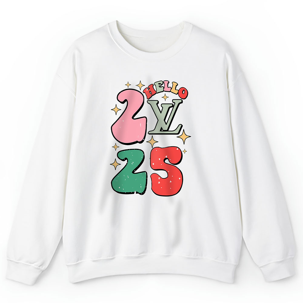 Retro-Cute-Merry-Christmas-And-Happy-New-Year-Louis-Vuitton-Unisex-Sweatshirt-TAS22145-1