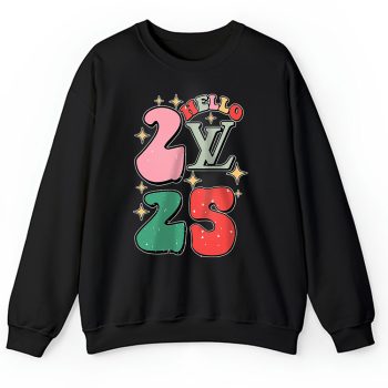 Retro Cute Merry Christmas And Happy New Year Louis Vuitton Unisex Sweatshirt TAS22145