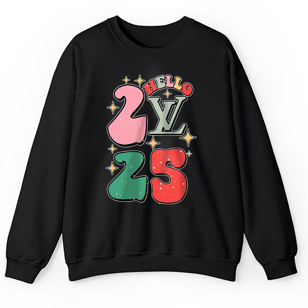 Retro-Cute-Merry-Christmas-And-Happy-New-Year-Louis-Vuitton-Unisex-Sweatshirt-TAS22145 Retro Cute Merry Christmas And Happy New Year Louis Vuitton Unisex Sweatshirt TAS22145