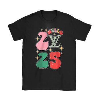 Retro Cute Merry Christmas And Happy New Year Louis Vuitton Unisex T-Shirt Cotton Tee TAT22145