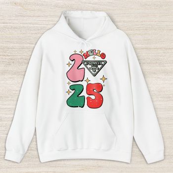 Retro Cute Merry Christmas And Happy New Year Prada Unisex Hoodie TAH22146