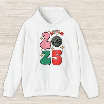 Retro Cute Merry Christmas And Happy New Year Versace Unisex Hoodie TAH22147