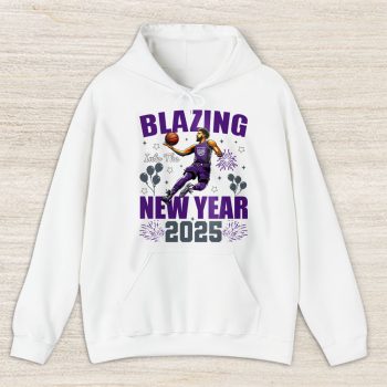 Sacramento Kings Blazing Into The New Year NBA Gift For Fan Hello 2025 Unisex Hoodie TAH23030