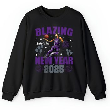 Sacramento Kings Blazing Into The New Year NBA Gift For Fan Hello 2025 Unisex Sweatshirt TAS23030