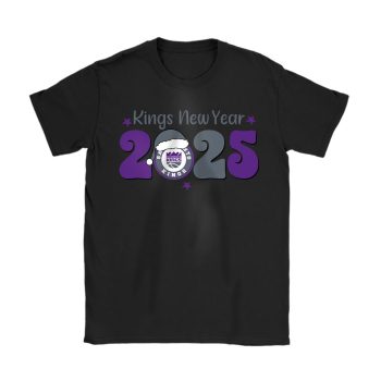Sacramento Kings Happy New Year NBA Gift For Fan Unisex T-Shirt Cotton Tee TAT23028