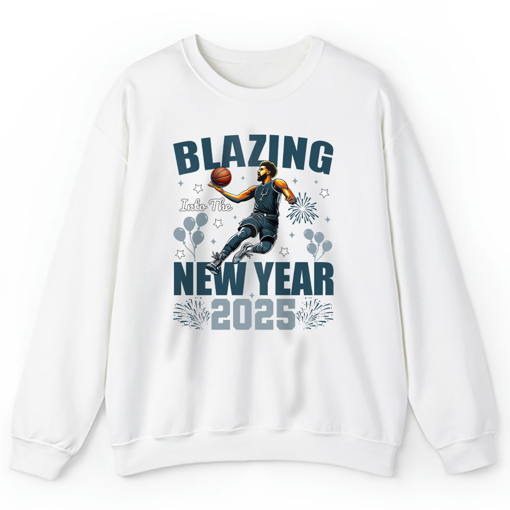San-Antonio-Spurs-Blazing-Into-The-New-Year-NBA-Gift-For-Fan-Hello-2025-Unisex-Sweatshirt-TAS23035-1