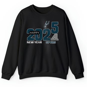 San Antonio Spurs Happy New Year NBA Gift For Fan Hello 2025 Unisex Sweatshirt TAS23031