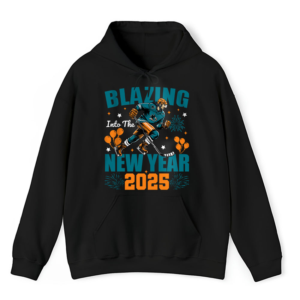San-Jose-Sharks-Blazing-Into-The-New-Year-NHL-Gift-For-Fan-Hello-2025-Unisex-Hoodie-TAH23091-1