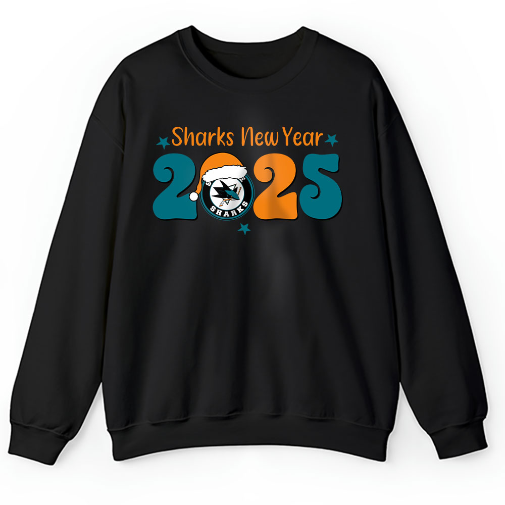 San-Jose-Sharks-Happy-New-Year-NHL-Gift-For-Fan-Unisex-Sweatshirt-TAS23089 San Jose Sharks Happy New Year NHL Gift For Fan Unisex Sweatshirt TAS23089