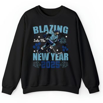 Seattle Kraken Blazing Into The New Year NHL Gift For Fan Hello 2025 Unisex Sweatshirt TAS23066