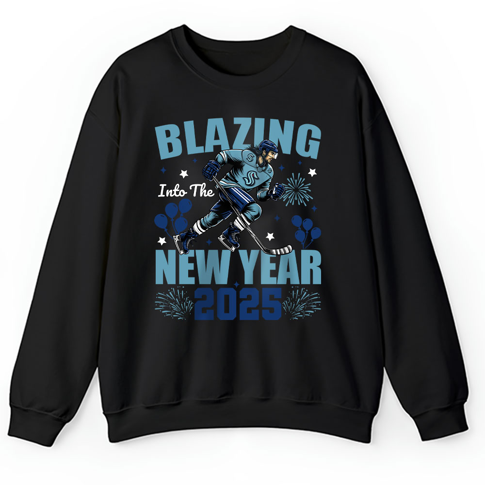 Seattle-Kraken-Blazing-Into-The-New-Year-NHL-Gift-For-Fan-Hello-2025-Unisex-Sweatshirt-TAS23066 Seattle Kraken Blazing Into The New Year NHL Gift For Fan Hello 2025 Unisex Sweatshirt TAS23066