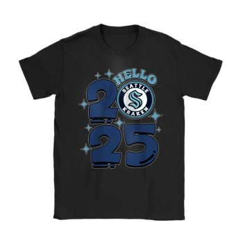 Seattle Kraken Happy New Year NHL Gift For Fan Unisex T-Shirt Cotton Tee TAT23063