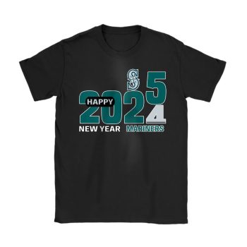Seattle Mariners Happy New Year MLB Gift For Fan Hello 2025 Unisex T-Shirt Cotton Tee TAT23056