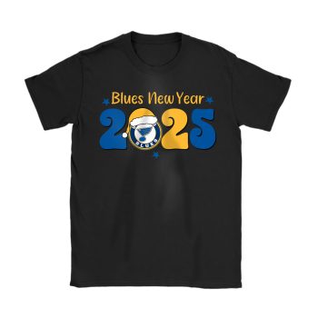St. Louis Blues Happy New Year NHL Gift For Fan Unisex T-Shirt Cotton Tee TAT23100