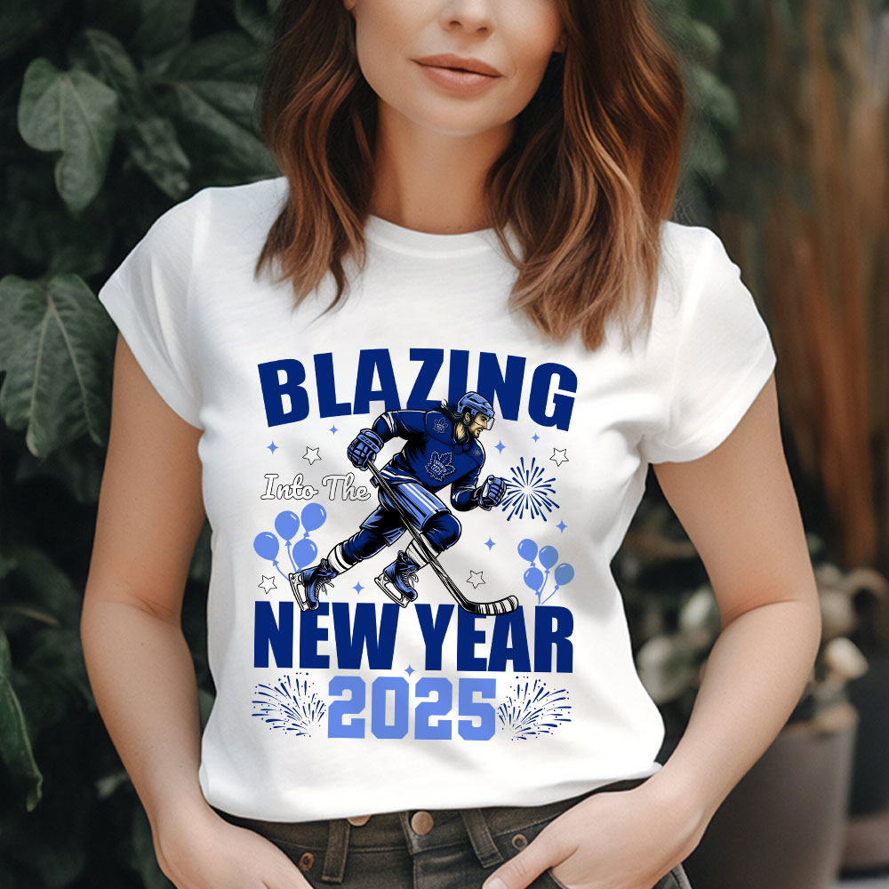 Toronto-Maple-Leafs-Blazing-Into-The-New-Year-NHL-Gift-For-Fan-Hello-2025-Unisex-Sweatshirt-TAS23152-2