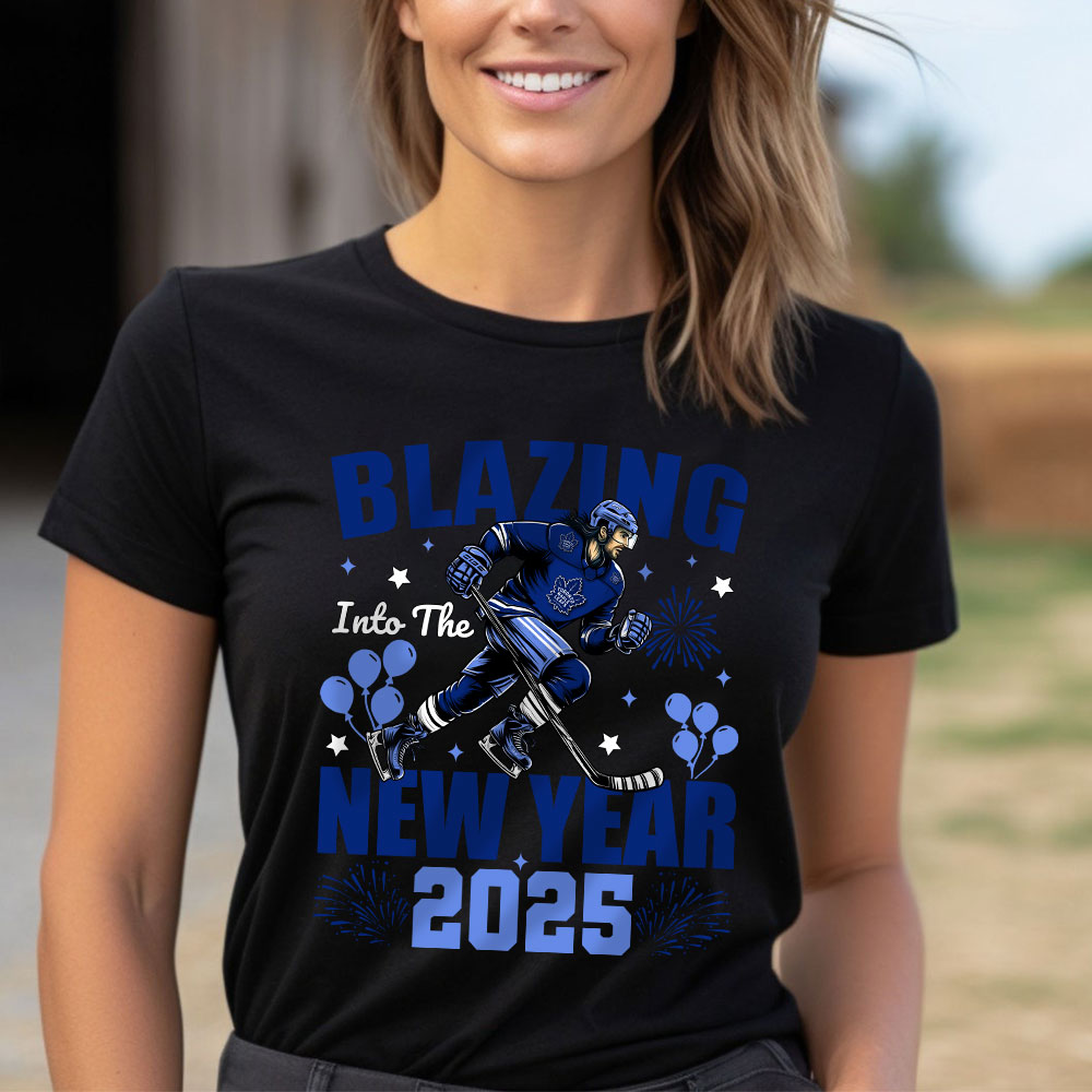 Toronto-Maple-Leafs-Blazing-Into-The-New-Year-NHL-Gift-For-Fan-Hello-2025-Unisex-Sweatshirt-TAS23152-3