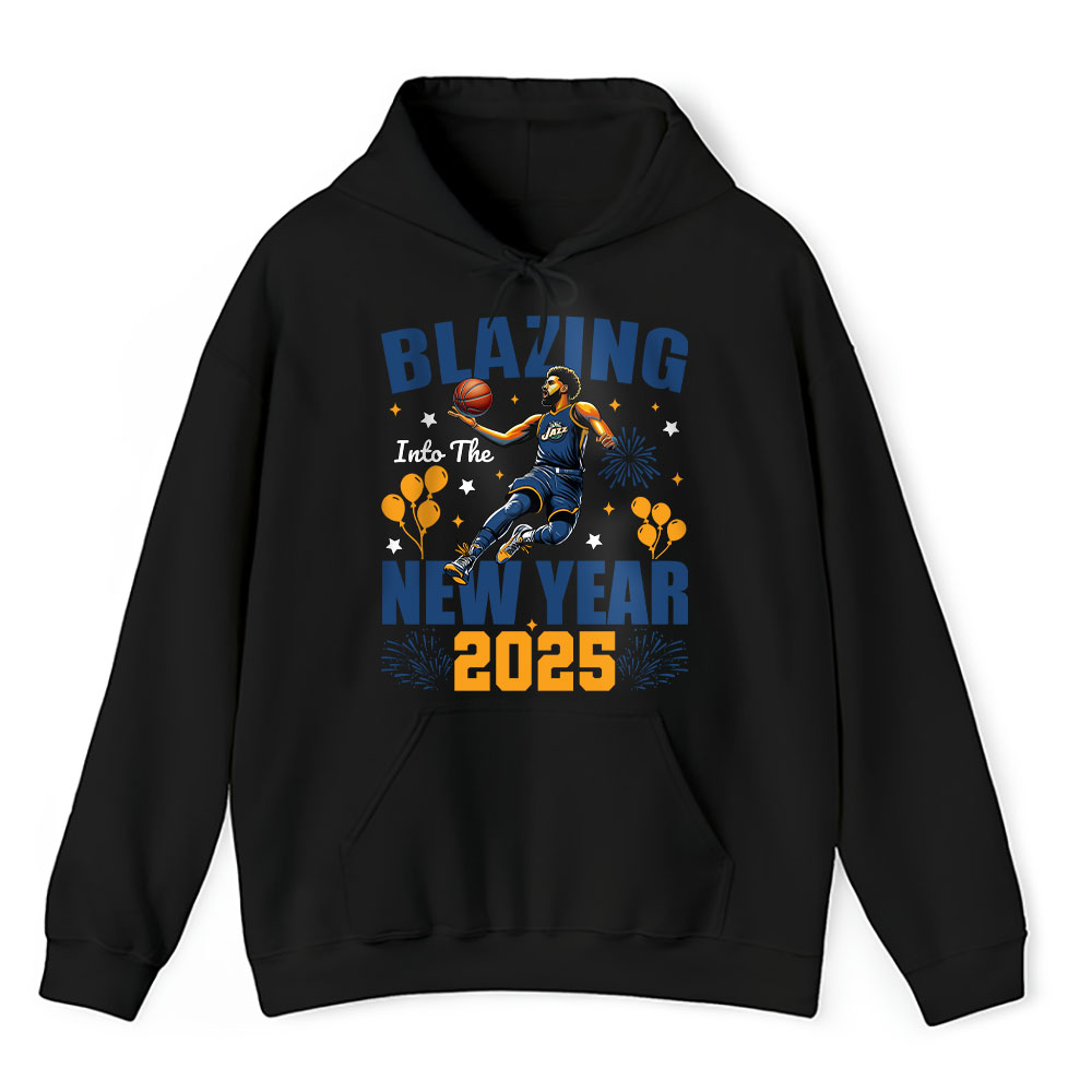Utah-Jazz-Blazing-Into-The-New-Year-NBA-Gift-For-Fan-Hello-2025-Unisex-Hoodie-TAH23168-1