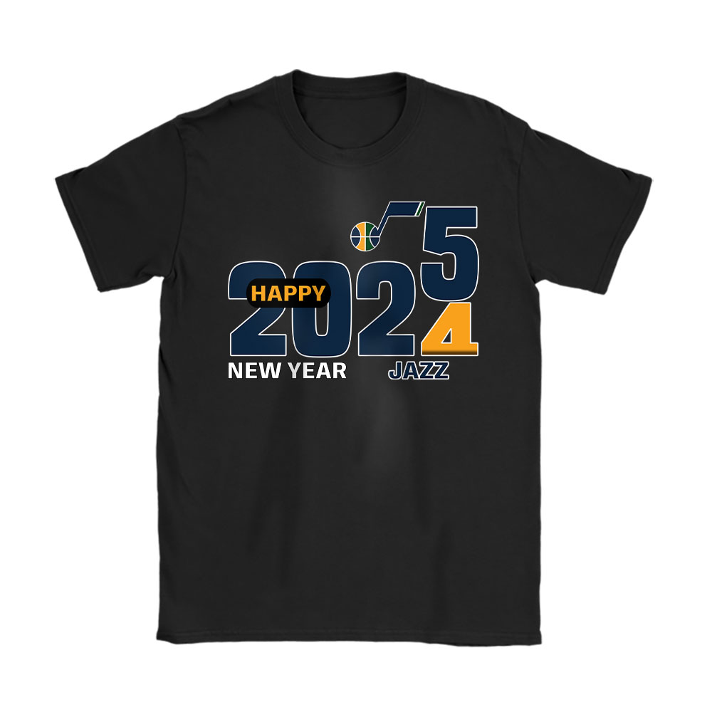 Utah-Jazz-Happy-New-Year-NBA-Gift-For-Fan-Hello-2025-Unisex-T-Shirt-Cotton-Tee-TAT23164 Utah Jazz Happy New Year NBA Gift For Fan Hello 2025 Unisex T-Shirt Cotton Tee TAT23164