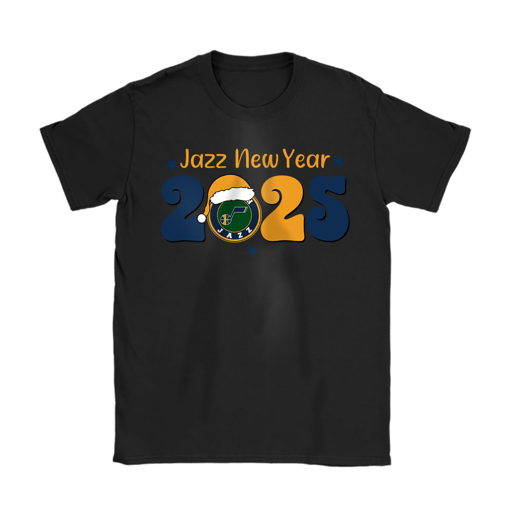 Utah-Jazz-Happy-New-Year-NBA-Gift-For-Fan-Unisex-T-Shirt-Cotton-Tee-TAT23166 Utah Jazz Happy New Year NBA Gift For Fan Unisex T-Shirt Cotton Tee TAT23166